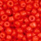 Seed beads 6/0 (4mm) Fiery red